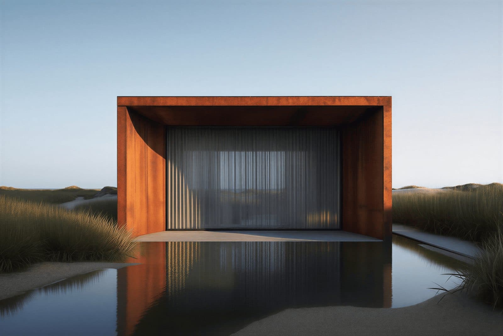 Arquitectura moderna a plena luz del día